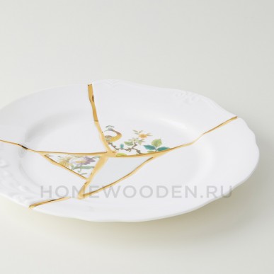 Тарелка Seletti Kintsugi Фарфор 09612